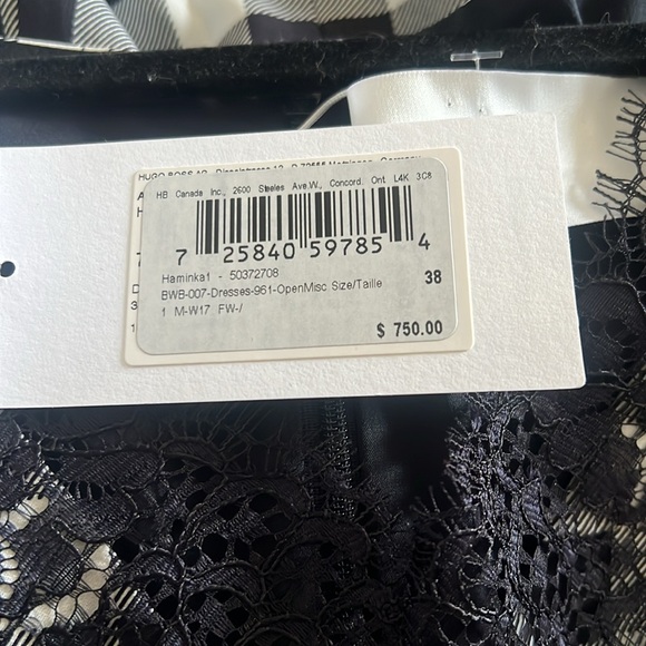 BOSS Haminka1 Check Sheath Dress – NWT Size 38 | Retail $750 - Picture 9 of 9